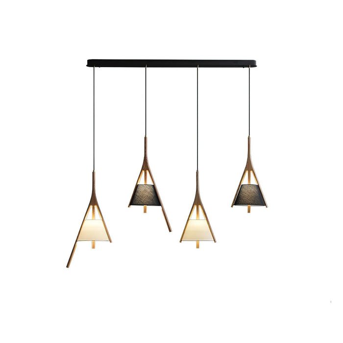 Nanzhi Wood Pendant Lamp-DWHOME