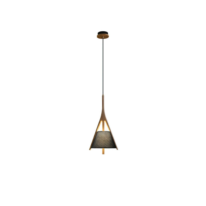 Nanzhi Wood Pendant Lamp-DWHOME