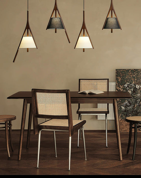 Nanzhi Wood Pendant Lamp-DWHOME