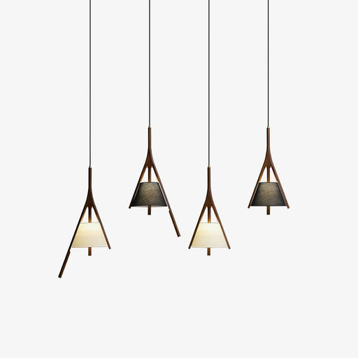 Nanzhi Wood Pendant Lamp-DWHOME