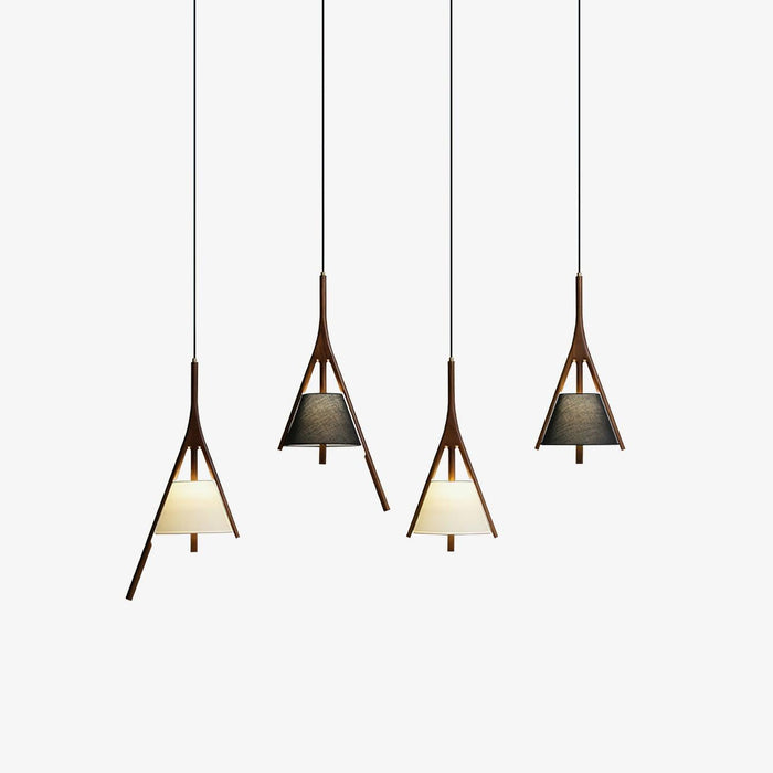 Nanzhi Wood Pendant Lamp-DWHOME