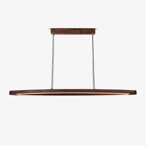 Walnut Arc Linear Pendant Lamp-DWHOME