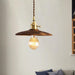 Walnut Conical Pendant Light - DWHOME
