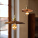 Walnut Conical Pendant Light - DWHOME