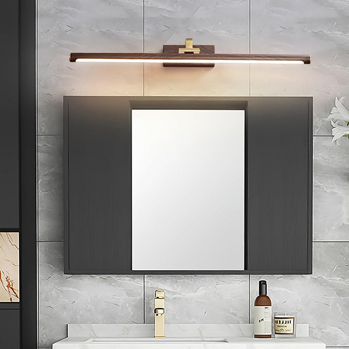 Walnut Color Linear LED Wall Light-DWHOME
