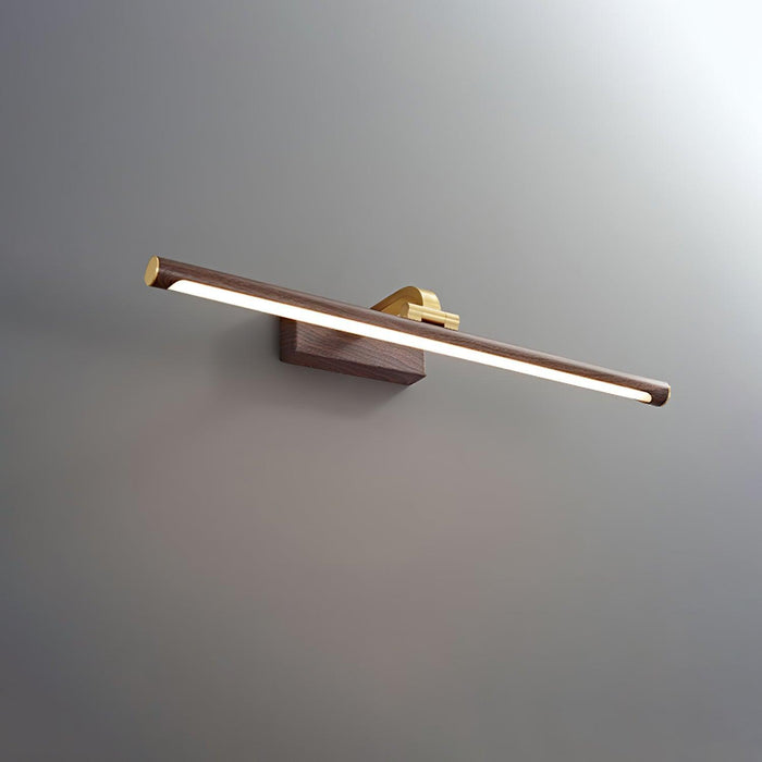 Walnut Color Linear LED Wall Light-DWHOME