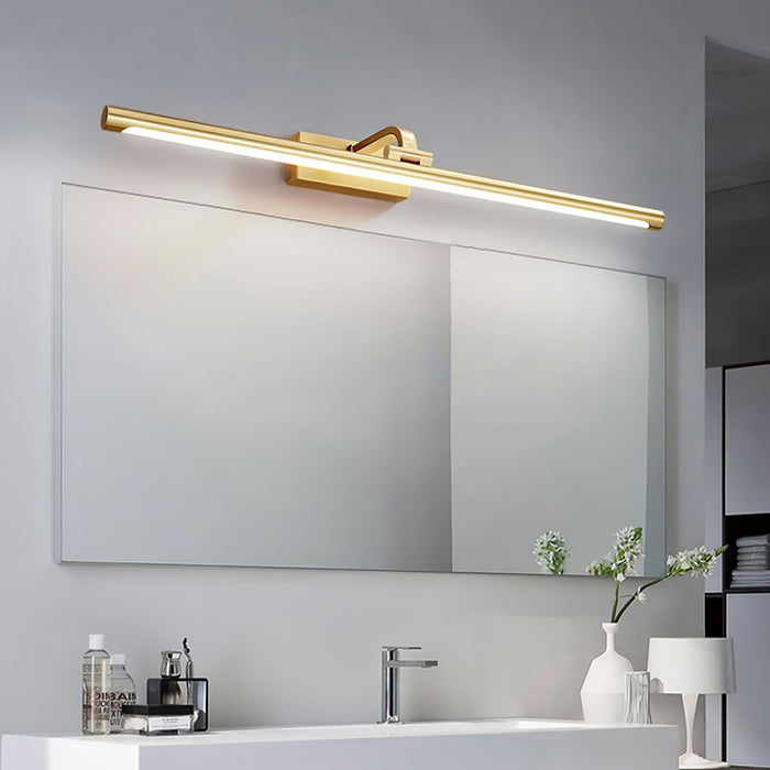 Walnut Color Linear LED Wall Light-DWHOME
