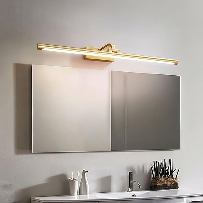Walnut Color Linear LED Wall Light-DWHOME
