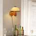 Mushroom Wood Wall Lamp-DWHOME