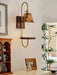 Walnut Shelf Sconce - Vakkerlight