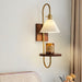 Walnut Shelf Sconce - Vakkerlight