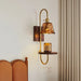 Walnut Shelf Sconce - Vakkerlight