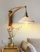 Walnut Swing Arm Wall Lamp-DWHOME