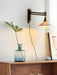 Walnut Swing Arm Wall Lamp-DWHOME