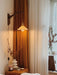 Walnut Swing Arm Wall Lamp-DWHOME