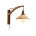 Walnut Swing Arm Wall Lamp-DWHOME