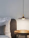 Walnut Wood Dish Pendant Light-DWHOME