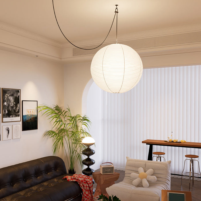 Washi A Round Swag Light-DWHOME
