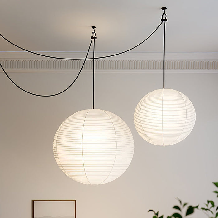 Washi A Round Swag Light-DWHOME