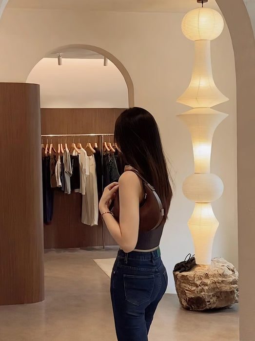 Washi Paper E Pendant Light-DWHOME