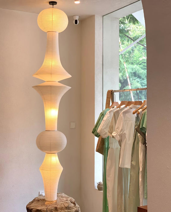 Washi Paper E Pendant Light-DWHOME