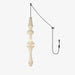 Washi Paper E Pendant Swag Light - DWHOME
