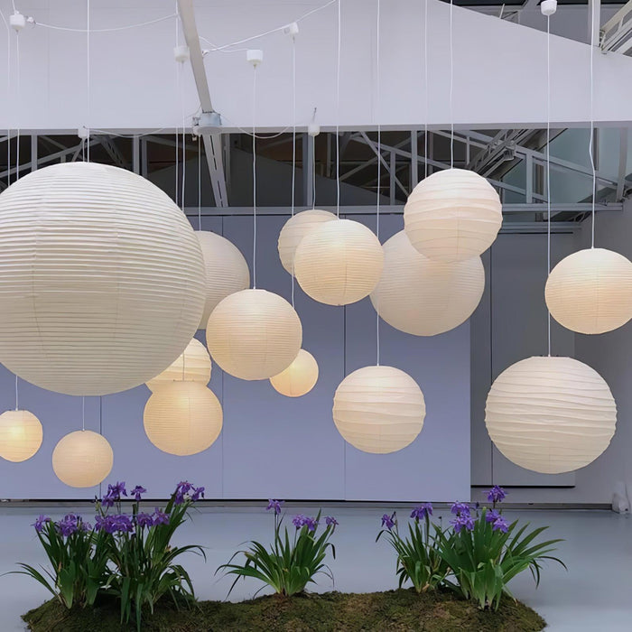 Washi Paper Pendant Lamp-DWHOME