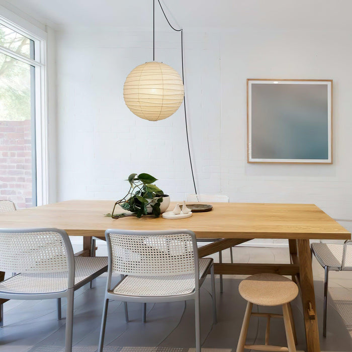 Washi Paper Pendant Swag Lamp-DWHOME