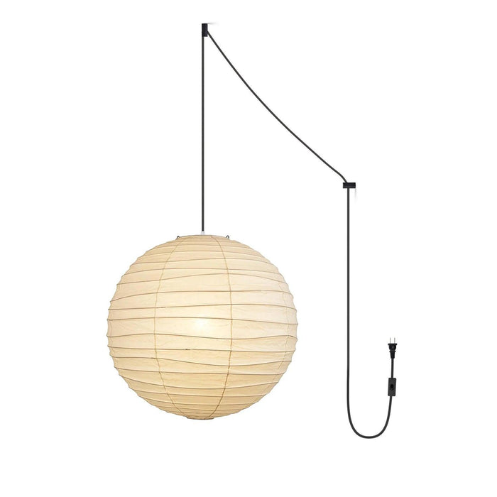 Washi Paper Pendant Swag Lamp-DWHOME