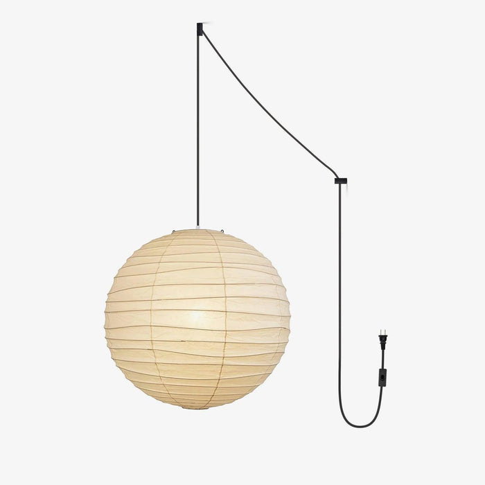 Washi Paper Pendant Swag Lamp-DWHOME