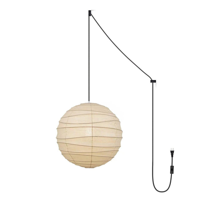 Washi Paper Pendant Swag Lamp-DWHOME