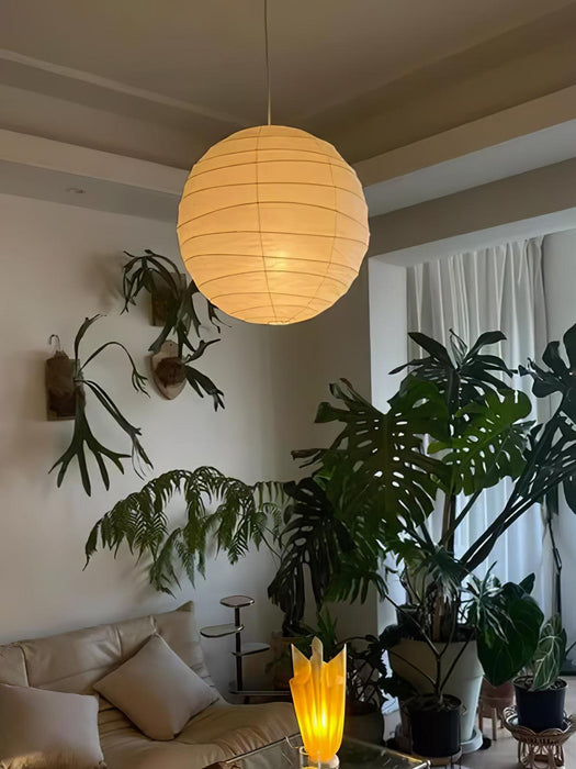Washi Paper Pendant Swag Lamp-DWHOME