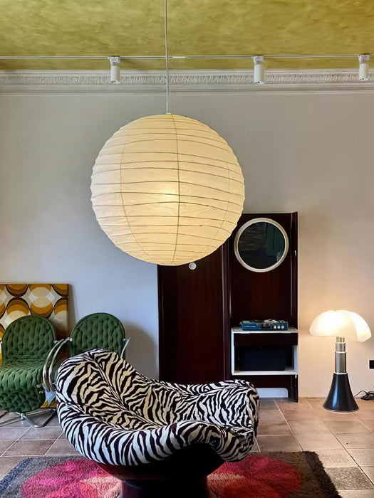 Washi Paper Pendant Swag Lamp-DWHOME