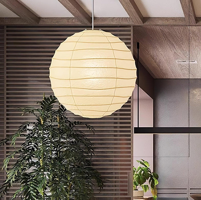 Washi Paper Pendant Swag Lamp-DWHOME