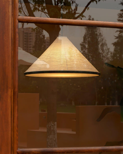 Washi Paper Pyramid Pendant Lamp - DWHOME