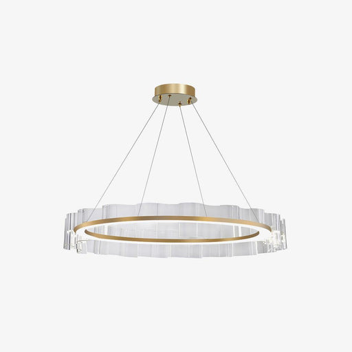 Water Wave Glass Chandelier-DWHOME