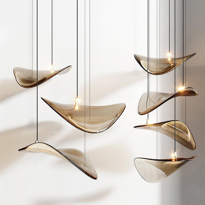Wave Floating Leaf Chandelier - DWHOME