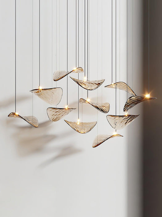 Wave Floating Leaf Chandelier - DWHOME