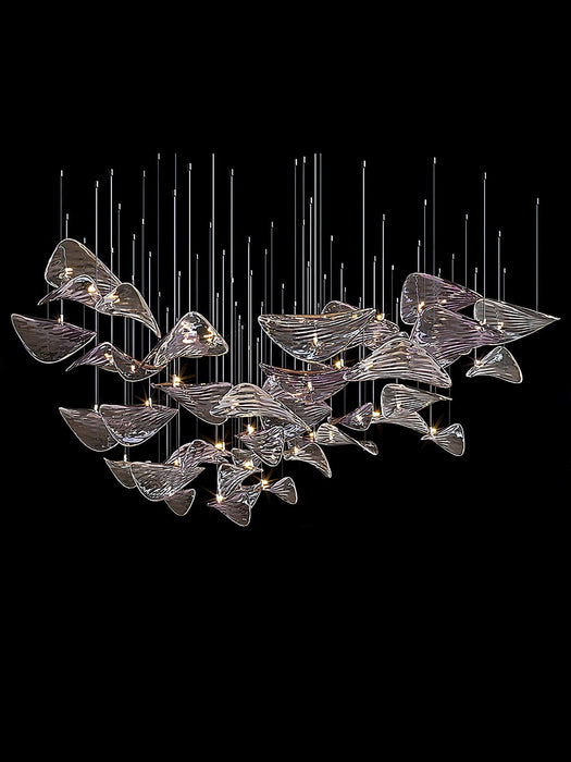 Wave Floating Leaf Chandelier - DWHOME