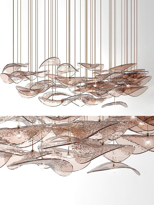 Wave Floating Leaf Chandelier - DWHOME