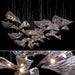 Wave Floating Leaf Chandelier - DWHOME