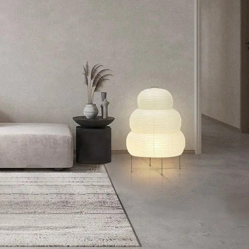 Wayuu Rice Paper Floor Lamp - DWHOME