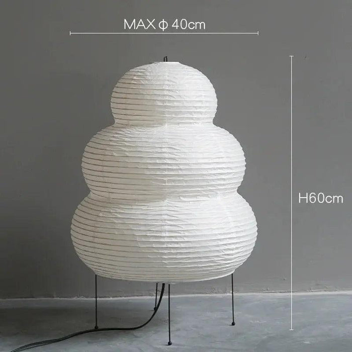 Wayuu Rice Paper Floor Lamp - DWHOME
