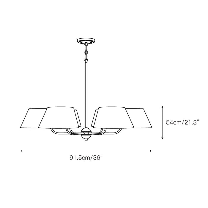 Welsley Chandelier-DWHOME