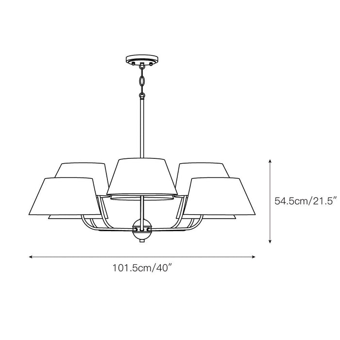 Welsley Chandelier-DWHOME