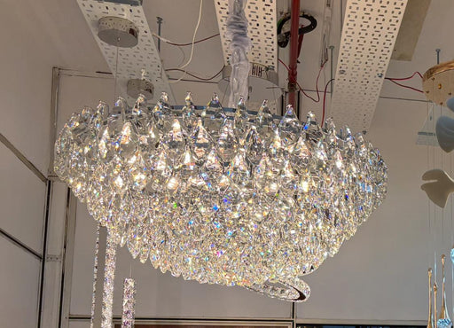 JBR Crystal Bowl Chandelier-DWHOME