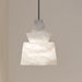 White Alabaster Pendant Light-DWHOME