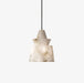 White Alabaster Pendant Light-DWHOME