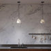 White Alabaster Pendant Light-DWHOME