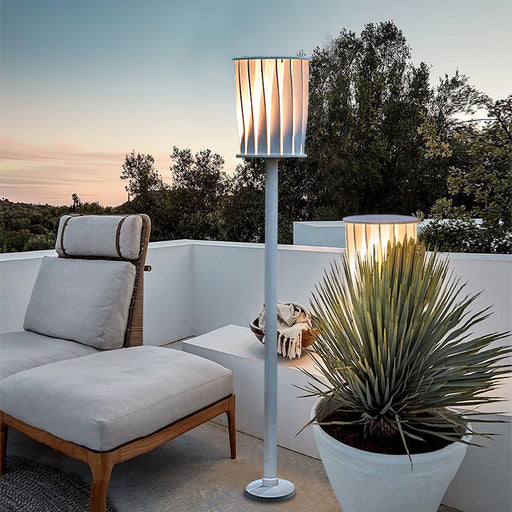 White Column Outdoor Light-DWHOME
